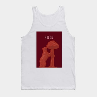 The Bear and the Strawberry Tree Spain Madrid Tank Top